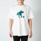 キノコの小部屋 MushAndRoomのソライロタケ 【菌類図譜 キノコ きのこ】 Regular Fit T-Shirt