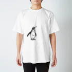 junichi-goodsのペンギン（モノクロ） スタンダードTシャツ