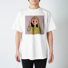 あきたえりの『ピース』(グリーンver.) スタンダードTシャツ