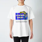 Kou's  Hachutoryの爬虫類Tシャツ、レオパ Tシャツ スタンダードTシャツ