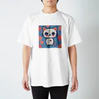 A31eの狛猫のミケ「はーとびーと」 Regular Fit T-Shirt