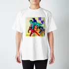 空想的ガールズバンド　まわるトライアングルのわるトラ 階層T-shirt Regular Fit T-Shirt