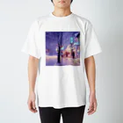 明読斎　―Mendokusai―のGIRL＆SHOP#1 Regular Fit T-Shirt