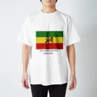 国旗ショップのエチオピア帝国国旗 スタンダードTシャツ