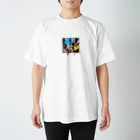 Baimi_Bymeのソウルの背景 Regular Fit T-Shirt