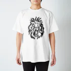 KARASU_HAGANE SHOPのトライバル　ライオン Regular Fit T-Shirt