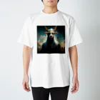 temple t-shirtshopのヤギの神様 Regular Fit T-Shirt