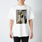 笛ガムのまどろみ犬 スタンダードTシャツ