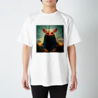 temple t-shirtshopのブタの神様 Regular Fit T-Shirt