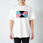 stigmaのピンク水色横 Regular Fit T-Shirt