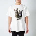 MACKERELCATのなかよし カラー Regular Fit T-Shirt