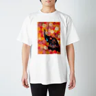 白南風諷こ ◇◇◇ みちのくの田園絵師のパレード　～ゾウの行進～ スタンダードTシャツ