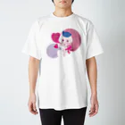 蛯原あきらのねこ耳お帽子 スタンダードTシャツ