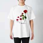 くいなの母の薔薇がバラバラ…(バラゾウムシつき) Regular Fit T-Shirt