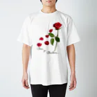 くいなの母の薔薇がバラバラ…(バラゾウムシつき) スタンダードTシャツ