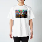 アーティスト 丸尾義久shopの虹の 幹「未希」 Regular Fit T-Shirt