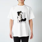 犬甘ちゃんの杜のコリーのメリちゃん スタンダードTシャツ