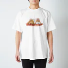 RacCOOLus-ラクーラス-のタヌキとアライグマの秋支度 Regular Fit T-Shirt