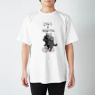 真希ナルセ（マキナル）のLife is a beautiful ride（黒猫とグレー猫） スタンダードTシャツ