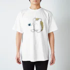 usagi-cuteのはりっちょとちょうちょ Regular Fit T-Shirt