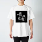 FILM CANERA FANのBlack and White Flowers スタンダードTシャツ