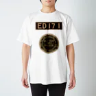 Y.T.S.D.F.Design　自衛隊関連デザインの電気機関車　ED17 スタンダードTシャツ