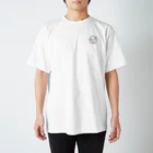 赤字黒字の「赤字さん黒字さん」Tシャツ【ブラック・ホワイト】 Regular Fit T-Shirt