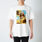 Ａｔｅｌｉｅｒ　Ｈｅｕｒｅｕｘの猫とひまわり Regular Fit T-Shirt