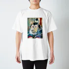 長友心平の浮世絵柴犬 Regular Fit T-Shirt