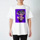 あやしいおばさん くろまめさんの○ュアアルコール（クラ○ナー）パープル Regular Fit T-Shirt