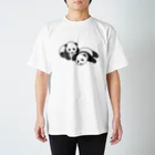 chippokeの双子パンダ Regular Fit T-Shirt