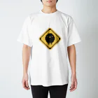 892のひよこ×警戒標識 Regular Fit T-Shirt