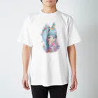 cerita-turのユニコーンフードガール Regular Fit T-Shirt