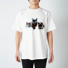 Honeycom.bearのわが家のにゃんたち大集合 Regular Fit T-Shirt