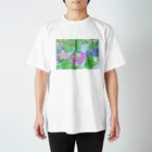 niwatsukinoの紫陽花（あじさい） スタンダードTシャツ