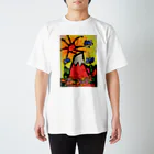 megu2525のHIROSHIの赤富士 Regular Fit T-Shirt