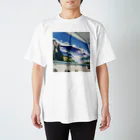 あらかわ銭湯 雲翠泉【三河島】の雲翠泉 富士山 Regular Fit T-Shirt