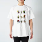 ねこぜや のROBOBO 鳥図 Regular Fit T-Shirt