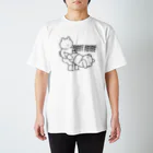 プロレスにゃんこのプロレスにゃんこ（ジャイアントスイングA） Regular Fit T-Shirt