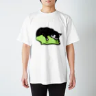 猫竹（nekotake)の俺の枕　白黒猫バージョン スタンダードTシャツ