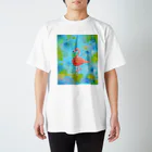 Esassy shopのカラフルフラミンゴ！just be yourself.～あなたらしく～ Regular Fit T-Shirt