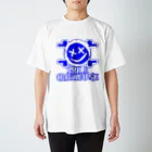 Ａ’ｚｗｏｒｋＳのニコちゃんクロスボーン BLU Regular Fit T-Shirt