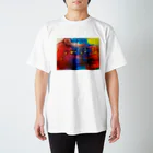【全盲の絵描き】オバケのタムタムの星空 Regular Fit T-Shirt