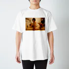 被写体あおぴのぐっずの半額女子 Regular Fit T-Shirt