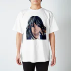 todotoraの油彩風、女子高生 Regular Fit T-Shirt