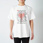 brand-new Somethingのfeel-free-Heart Regular Fit T-Shirt