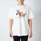 Loveuma. official shopのメト&アシゲチャン Regular Fit T-Shirt