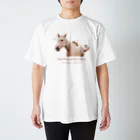 Loveuma. official shopのメト&アシゲチャン 티셔츠