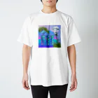 DEMUCHiN SHOPのsad life Regular Fit T-Shirt