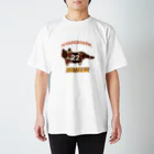 あとりえ　くさのいおりのルート22：サビ猫 Regular Fit T-Shirt